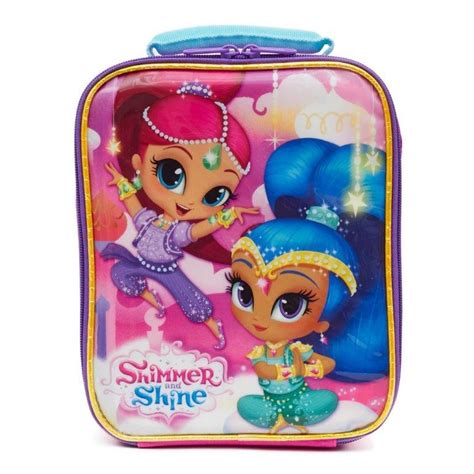 shimmer and shine metal lunch box|nickelodeon shimmer and shine insulated lunch box.